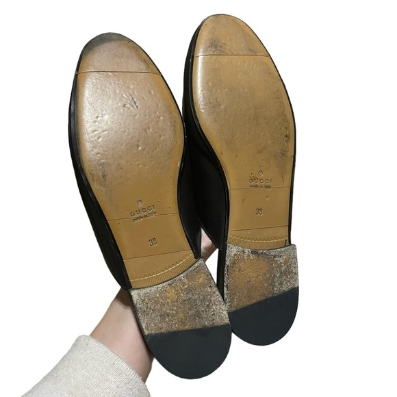 Gucci Princetown Floral Embroidered Loafers Slip On Slippers Mules - Picture 9 of 10